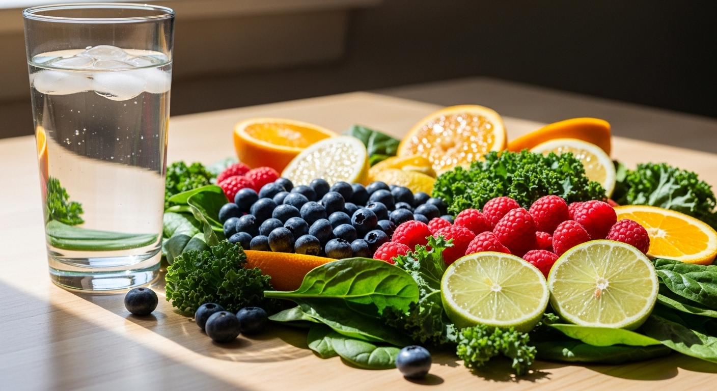 Liên kết một cách khéo léo giữa thực phẩm lành mạnh và tầm quan trọng của chúng đối với sức khỏe thận, đặc biệt với những người đang cần hỗ trợ như chạy thận. Ngụ ý rằng đây là một chế độ ăn uống tốt cho đối tượng này.