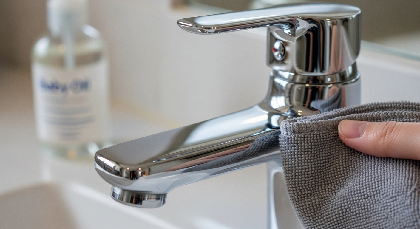 Cụm từ khóa được tích hợp một cách tự nhiên vào ngữ cảnh của việc làm sạch và đánh bóng.