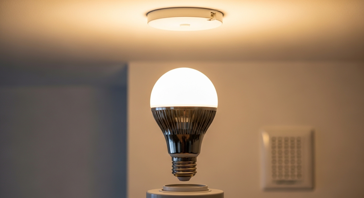 Dụng cụ cơ bản (tua vít, kìm, búa, cờ lê) sắp xếp gọn gàng trên bàn gỗ, sẵn sàng áp dụng các mẹo sửa chữa vặt trong nhà.