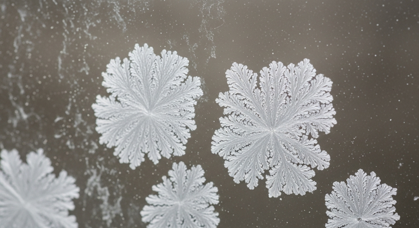 Cận cảnh vết cặn canxi nước cứng trắng đục dày đặc trên cửa kính phòng tắm, minh họa thách thức trong việc tìm cách lau kính sạch hiệu quả.