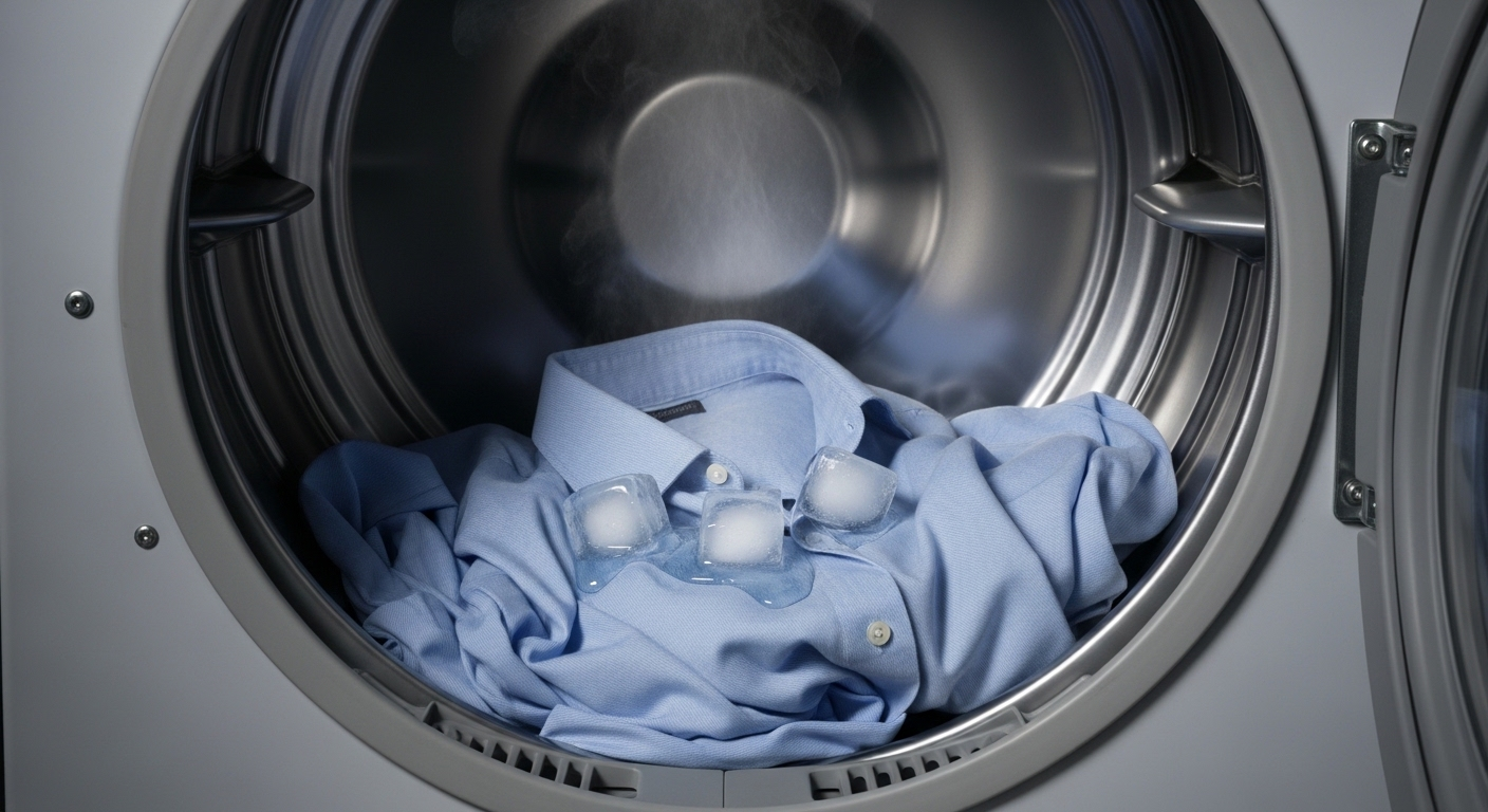 Explains the purpose implied by the ice in the dryer ( Explains the purpose implied by the ice in the dryer (