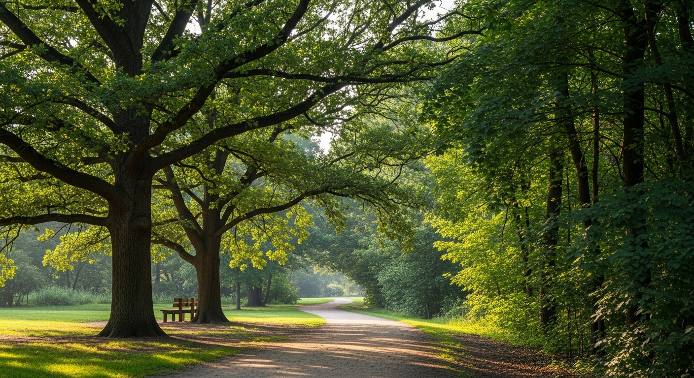 đi bộ thư giãn.