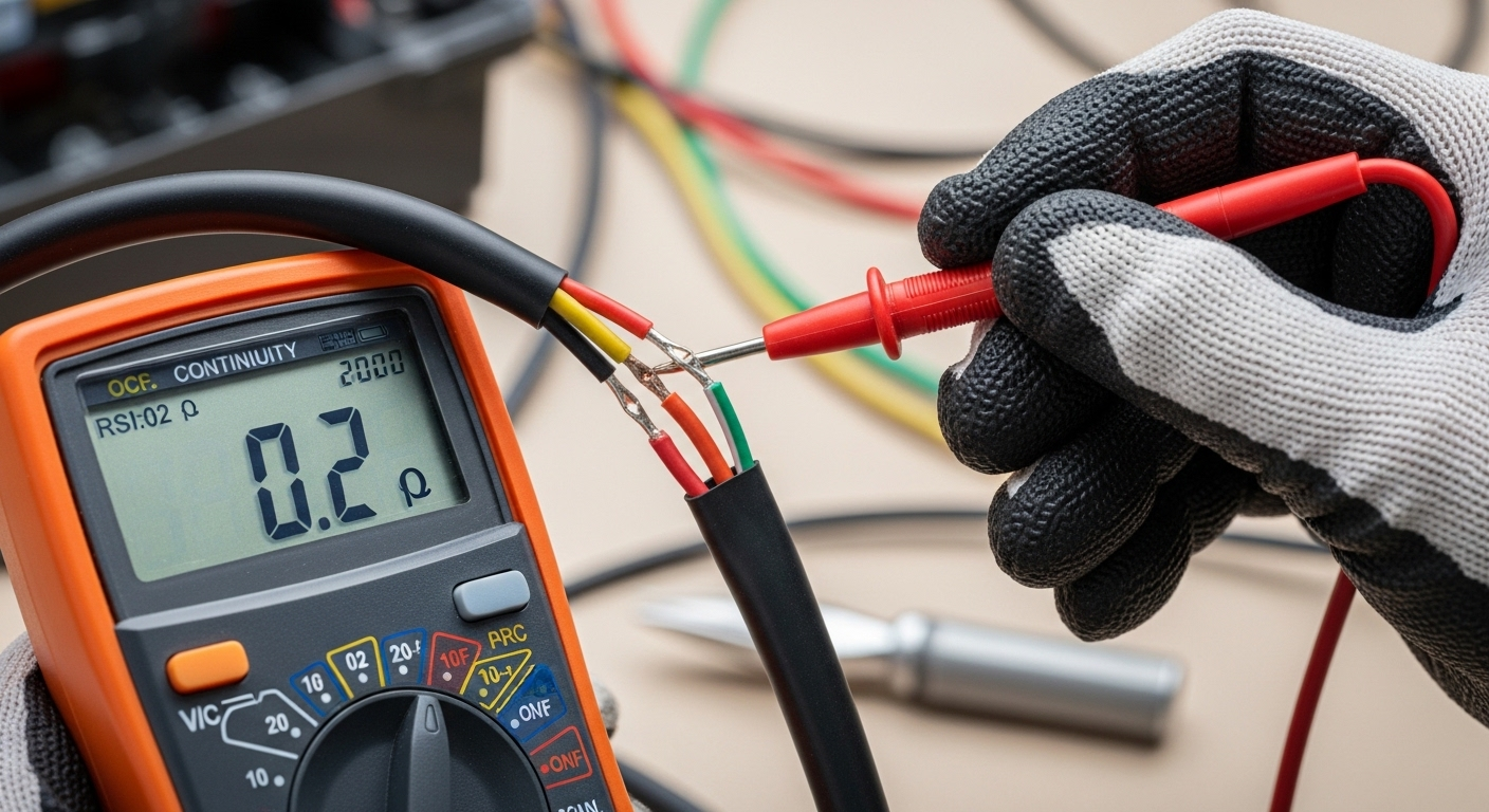 Bên trong hộp đấu nối điện, các dây màu được sắp xếp gọn gàng, kết nối an toàn vào khối terminal bằng dây rút. Đây là ví dụ điển hình về cách nối dây điện an toàn và chuyên nghiệp. Bên trong hộp đấu nối điện, các dây màu được sắp xếp gọn gàng, kết nối an toàn vào khối terminal bằng dây rút. Đây là ví dụ điển hình về cách nối dây điện an toàn và chuyên nghiệp.