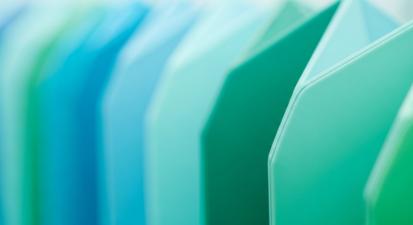 Hình ảnh trừu tượng các hình khối trong suốt đan xen tạo rào chắn bảo vệ vững chắc, tượng trưng cho sự phòng ngừa và an toàn sức khỏe, đặc biệt là từ việc tiêm HPV cho nam giới.